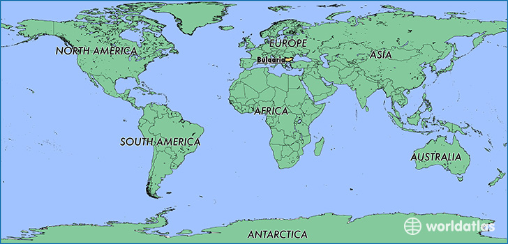 Where Is Bulgaria On A Map