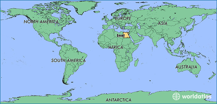 Where Is Egypt Located On The Map