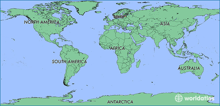 Where Is Estonia On A Map