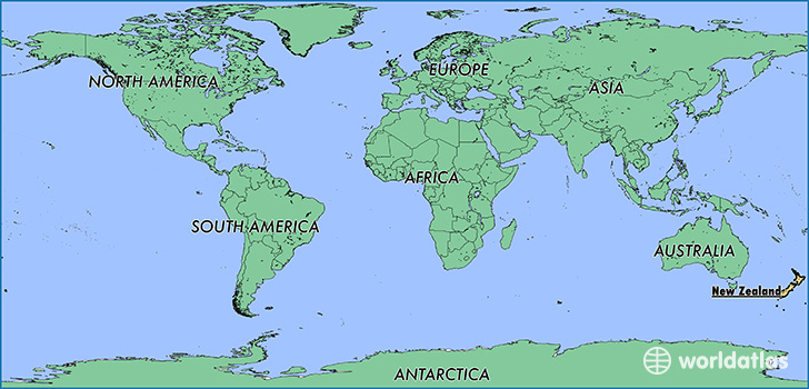 Where is New Zealand? / Where is New Zealand Located in The World