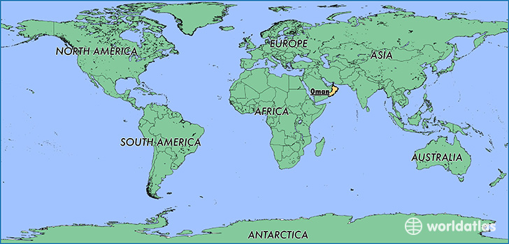 Where Is Oman Where Is Oman Located In The World Oman Map