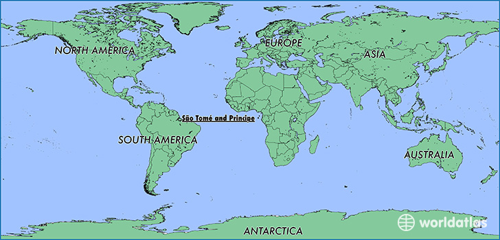 Download Sao Tome And Principe On Africa Map Pictures