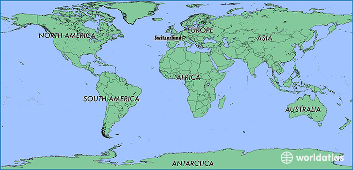 Where Is Switzerland On The Map