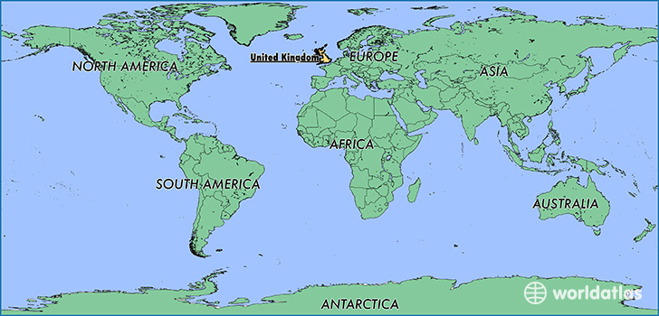 Where Is The Uk On The Map