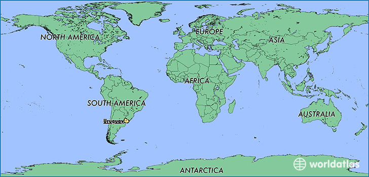 Where Is Uruguay On The Map