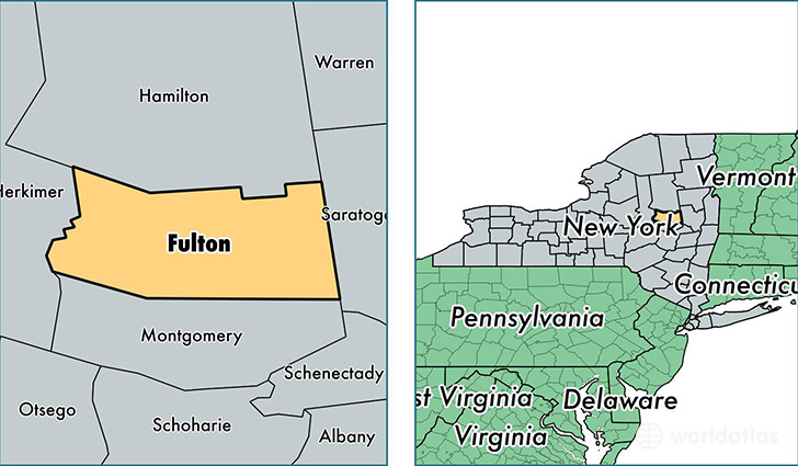 location of Fulton county on a map