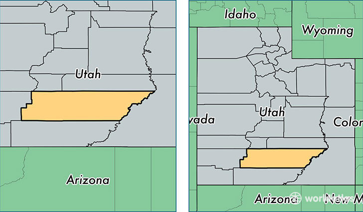 location of Garfield county on a map