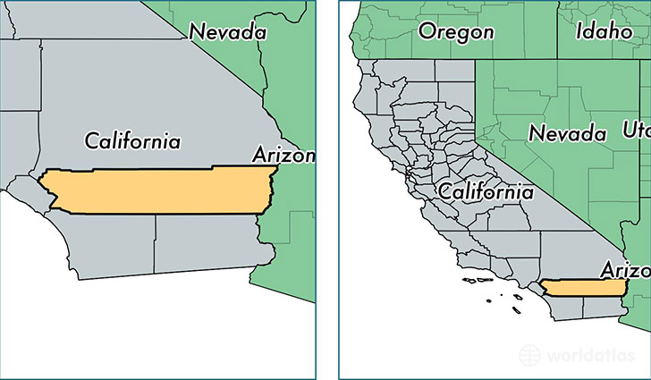 location of Riverside county on a map