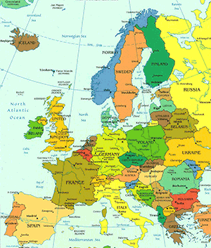 Current Map Of Europe