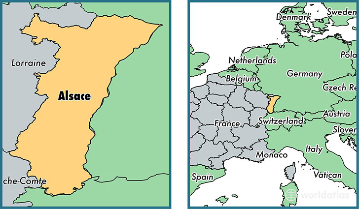 Image result for alsace region map