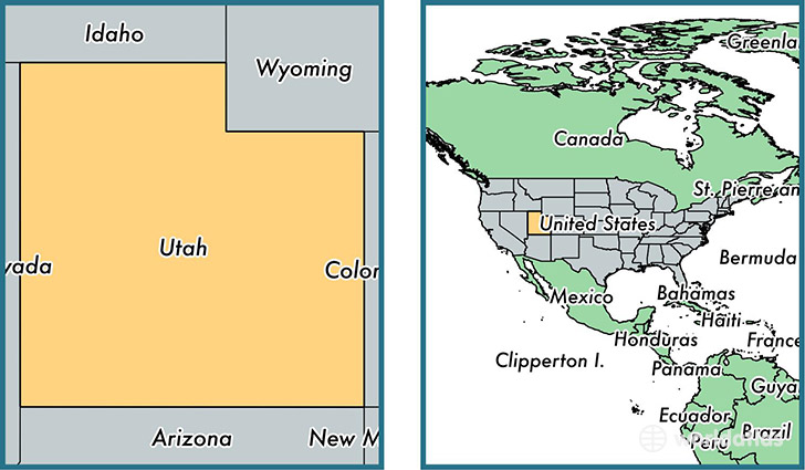 Where is Utah state? / Where is Utah Located in The World? / Utah state
