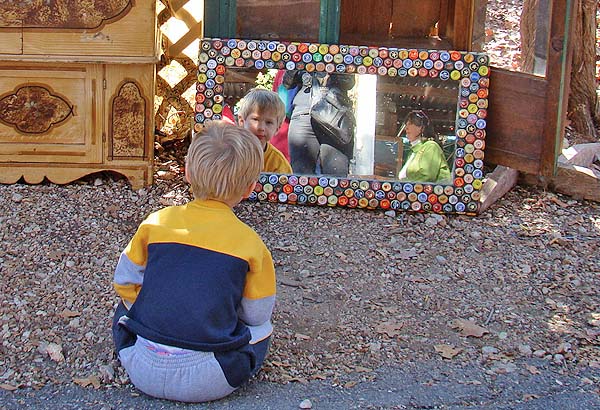 boy in the mirror