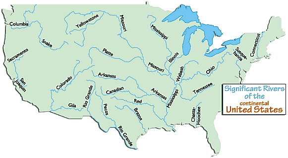 United States River Map And Cities World Maps With Ri Vrogue co