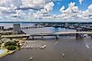 St. Johns River in downtown Jacksonville, Florida