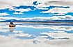 The world's largest salt flat, Salar de Uyuni in Bolivia.