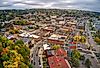 Overlooking Stillwater, Minnesota in the fall.