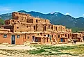 Taos Pueblo, a living Native community and UNESCO World Heritage Site in northern New Mexico.