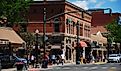 Main Avenue in Durango, featuring the oldest bank building in Colorado. Image credit WorldPictures via Shutterstock
