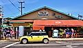 The busy town center of Paia, Hawaii. Image credit: EQRoy / Shutterstock.com.