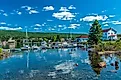 The beautiful town of Grand Marais, Minnesota.