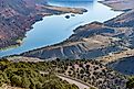 Overlooking Green River from the Flaming Gorge Green River Scenic Byway in Utah