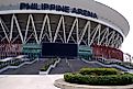The Philippine Arena, the largest indoor arena in ...