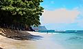 Hideaway Beach (Pali Ke Kua Beach), Princeville, Hawaii. Image credit bluestork via Shutterstock