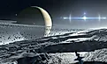 Enceladus, Saturn's Moon.