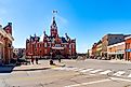 City Hall at Wellington Street and Downie Srteet, Stratford, Ontario, Canada