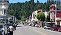 Street in Ferndale, California. Editorial credit: mikluha_maklai / Shutterstock.com