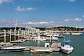 Wellfleet Marina Harbor. 