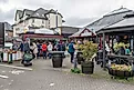 Downtown Oban, Scotland.