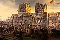 Fall of Constantinople in 1453. Captured by Mehmet. Istanbul, Turkey. Editorial credit: Nurlan Mammadzada / Shutterstock.com
