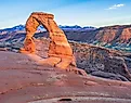 A scenery in Arches national park in Utah. 