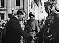 Hitler and Paul von Hindenburg on the Day of Potsdam, 21 March 1933