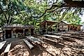 Outdoor music venue behind the old post office in Luckenbach, Texas