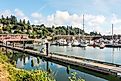 Boat pier in Astoria, Oregon. Image credit Victoria Ditkovsky via Shutterstock