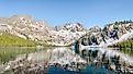 Cramer Lake in the Sawtooth National Recreation Area near Stanley, Idaho