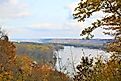 Pikes Peak State Park in Iowa in the fall.