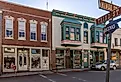 Shops along Miner Street in the historic district of Yreka, California. Editorial credit: CL Shebley / Shutterstock.com