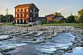 Nickless Humbinger flour mill and store In the village of Frankenmuth , Michigan 