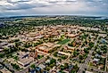 Overlooking Jamestown, North Dakota. Image credit Jacob Boomsma via Shutterstock