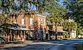 The historic district in Micanopy, Florida, via Town of Micanopy (micanopytown.com) 
