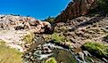 Battleship Rock at Jemez Springs, New Mexico.