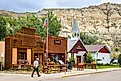 Historic buildings along Main Street in Medora, North Dakota. Image by Photo Spirit via Shutterstock.