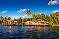 Houseboats in Alappuzha, India. Editorial credit: Paulharding00 / Shutterstock.com