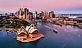 The gorgeous skyline of Sydney.