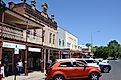 A view of Market Street in the town of Mudgee, NSW. 