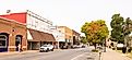 The old business district on Muskogee Avenue in Tahlequah, Oklahoma. Image credit Roberto Galan via Shutterstock
