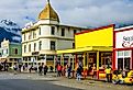 Colorful storefronts line Skagway, Alaska. Image credit lembi via Shutterstock